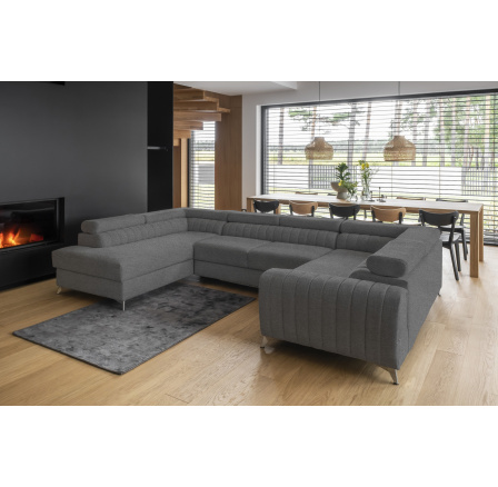 Rohová sedací souprava ve tvaru U LOUIS, Vero 4 levá