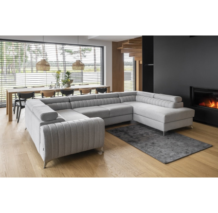 Rohová sedací souprava ve tvaru U LOUIS, Borneo 4 Pravá Rohová sedací souprava ve tvaru U LOUIS, Borneo 4 Pravá