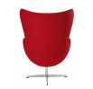 Křeslo Vejce červený kašmír 24 Premium