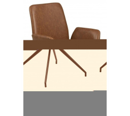 Židle Naya Vintage hnědá