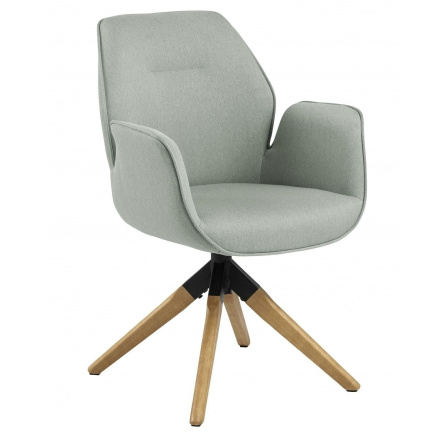 Otočná židle Aura světle šedá auto re turn