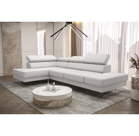 Rohová sedací souprava EMPORIO MINI 300x180 - šedá , levá