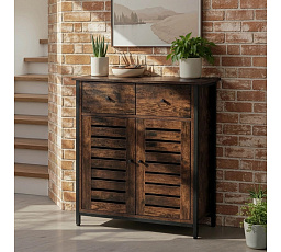 Skříňka na boty AMAYA 70 cm Dub Rustikální