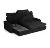 Rohová sedací souprava Norway UNI OTO-2F černá