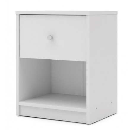 Noční stolek MYRA, Bílá Noční stolek MYRA, Bílá