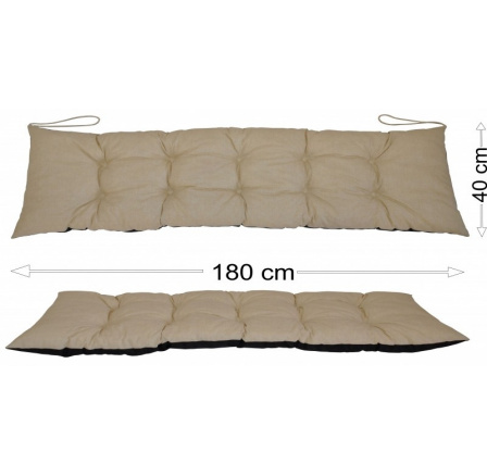 Podsedák 180x40 světle béžový melír