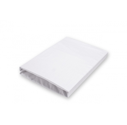 Napínací saténové prostěradlo bílé 140x200 Napínací saténové prostěradlo bílé 140x200