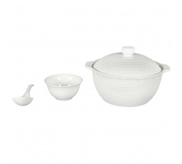 Sada na servírování polévek: Terina, lžíce, 6 misek