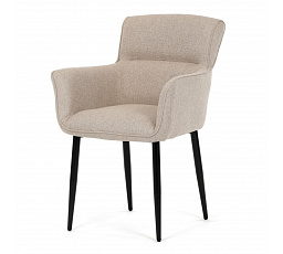 Jídelní židle, béžová, látka, DCH-J2159 CRM2