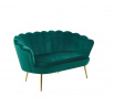 Sofa SF1-FXJG sametová zelená ,nohy zlaté