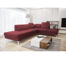 Rohová sedací souprava OSLO 295x220 - červená , pravá