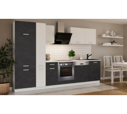 Kuchňská linka Todor 300 matera/bílá + PD 210 bílá