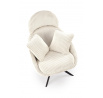 Moderní křeslo MERRY 2, krémové