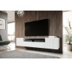 Tv komoda Nicole 200, bílá / bílá matná