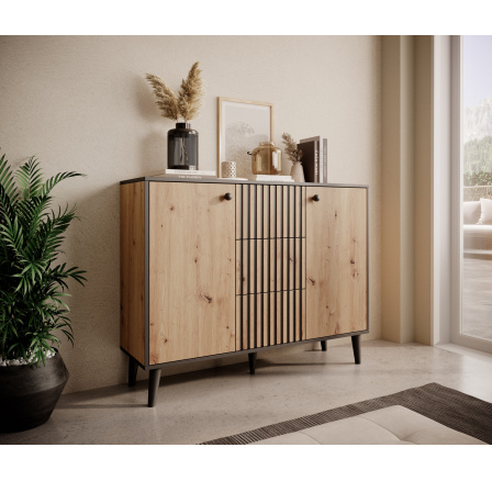 Komoda FADI Artisan+Černý