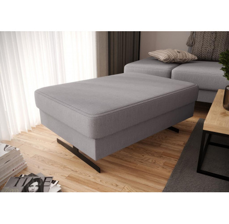 Taburet  EMPORIO 100x70 cm - šedá