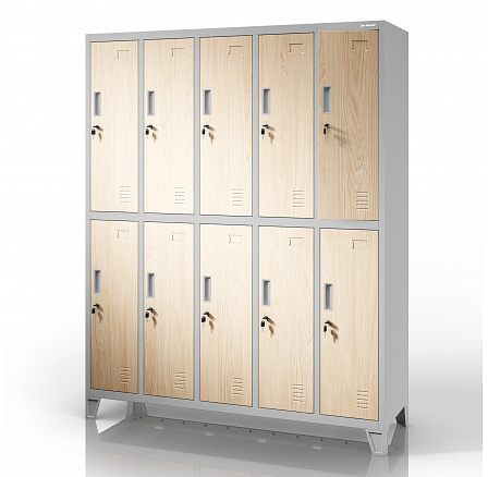 Šatní skříň BHPX 10-dveřová šedá / dub sonoma: Eco Design BARTEN 1360 x 1720 x 450 mm Šatní skříň BHPX 10-dveřová šedá / dub sonoma: Eco Design BARTEN 1360 x 1720 x 450 mm