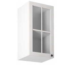 Kuchyňská horní skřínka PROWANSJA G40S - Levá, Bílá/Borovice Andersen