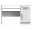 Psací stůl SMYK I - 08, Bílá Mat/Sonoma