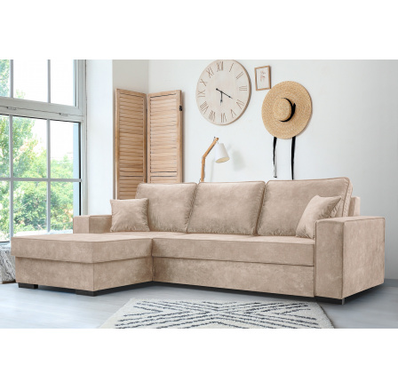 Rohová sedací souprava Lola L béžová Rohová sedací souprava Lola L béžová