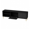 Tv komoda BULLET RTV-1 RTV 180, černá/zlatá