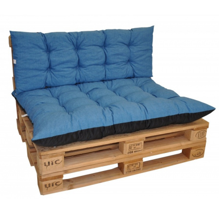 Polstry na paletový nábytek sada Basic - látka tyrkysový melír