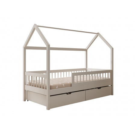 Postel Domek Galicja Bílá+Bílá