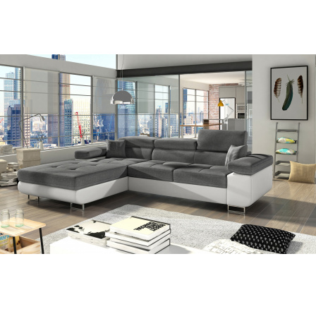 Rohová sedací souprava ARMANDO, Sawana 05/ Soft 17 Levá