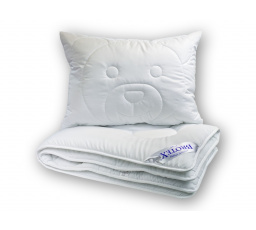 Celoroční dětský set Medvídek - peřinka a polštářek do postýlky