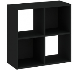 Regál CATCHY 4P, Černá