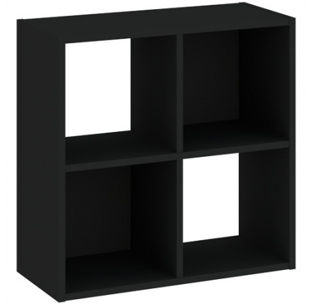 Regál CATCHY 4P, Černá