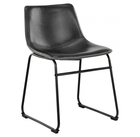 Židle Oregon černá PU