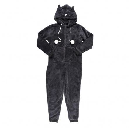 Kombinéza Onesie Kočka velikost S šedá Kombinéza Onesie Kočka velikost S šedá