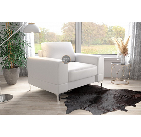 KŘESLO ARIA 112 CM PŘÍRODNÍ KŮŽE