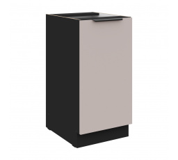 Dolní skřínka ARONA - 40 D 1F BB, Černá mat/Kašmír
