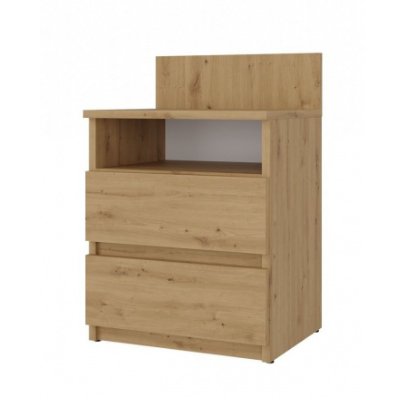Noční stolek Malvína M1, dub artisan