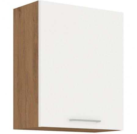 Kuchyňská horní skříňka VEGA 60G72-1F, Dub lancelot/Bílý lesk Kuchyňská horní skříňka VEGA 60G72-1F, Dub lancelot/Bílý lesk