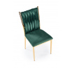 Jídelní židle K436, Zelená/Zlatá