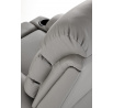 Polohovatelné křeslo PERUS, Šedá ekokůže