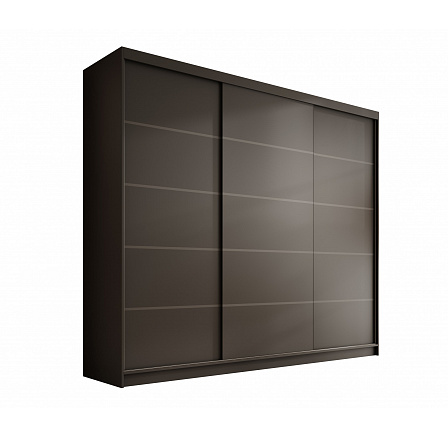 Posuvná skříň Andy 250 Černá+Černá