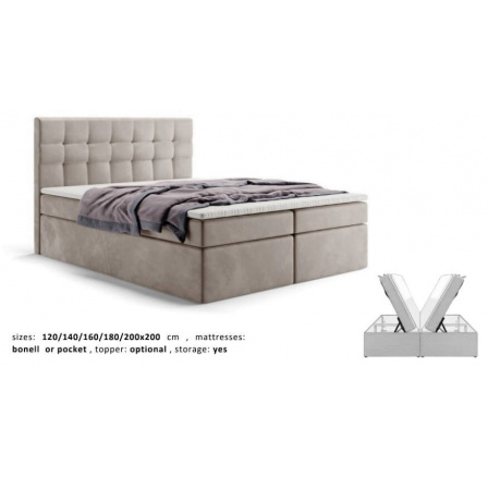 Kontinentální postel Royal 1 200x200
