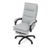 Kancelářské křeslo, synchronní mechanismus, stříbrná látka, KA-Y350 SIL