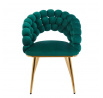 Židle velvet zelená K20-FXJG G