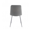 PŘEDPRODEJ -15% do 02.03 ! Židle velvet - Riviera 91 šedá K6-FX (S)
