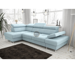 Rohová sedací souprava GALAXY MINI 170x280 - modrá, levá