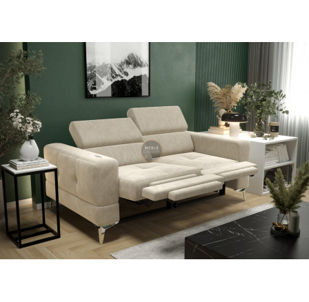 Sofa TOSCANIA II , relax 185 cm - béžová