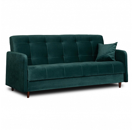 Rozkládací pohovka TIVOLI Zelená Sametová