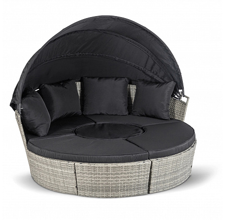 Ostrovní zahrada CALIFORNIA Technoratan Světle šedá