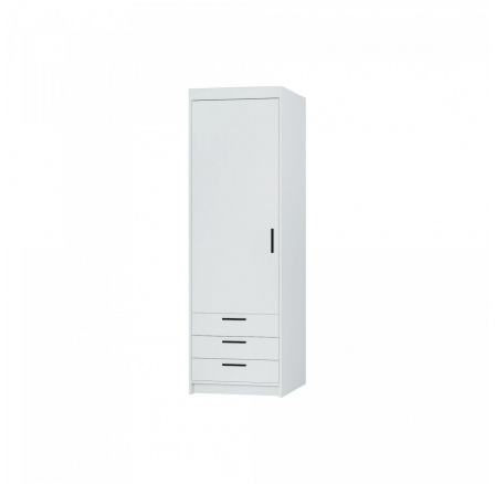 Šatní skříň Enja 1D3S, bílá Šatní skříň Enja 1D3S, bílá