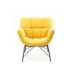 Křeslo BELTON, žluté
